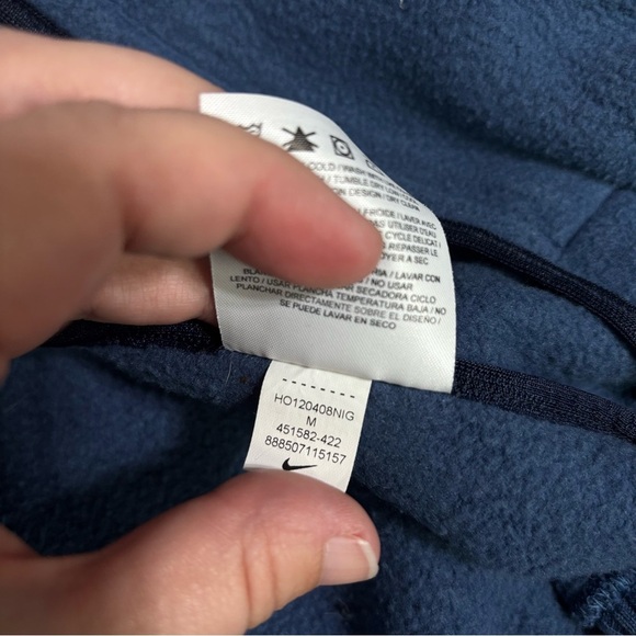 Jordan Varsity Hoodie Jacket 2.0 Snap Front Medium Gray Blue Logo Pockets - Picture 8 of 10